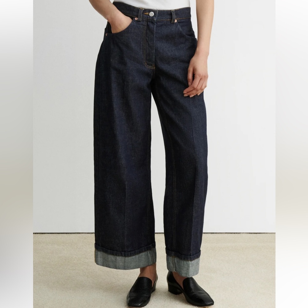 Rachel Comey Cartella Pant Raw Mission Denim Size 0 Modern Minimalist Capsule